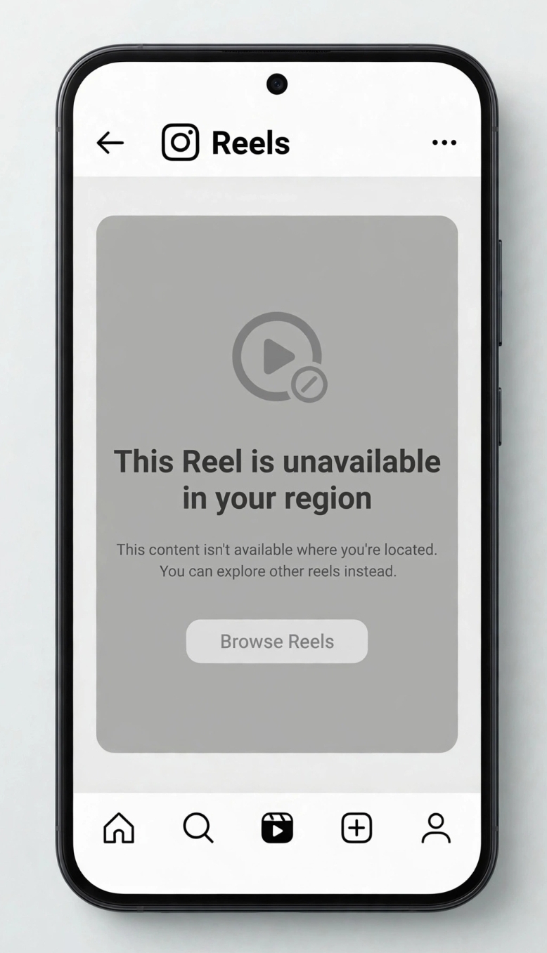 Instagram audio unavailable in your country error and how to fix it